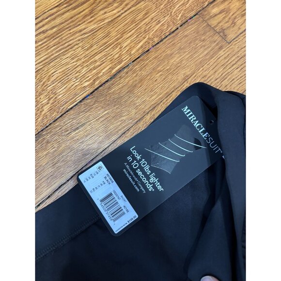 MiracleSuit Women's Swimwear Swim Shorts Tummy Control Bottom Black Size 14 NEW - Picture 3 of 7